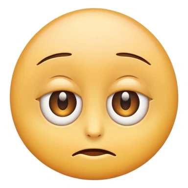 standard eye emoji with a gentle wink sticker