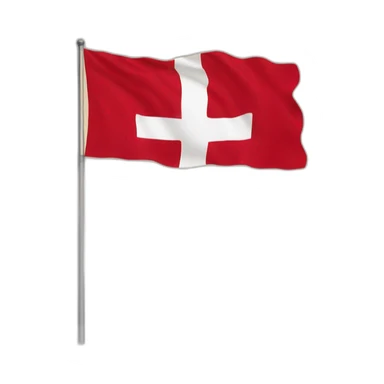 Croix occitanie sur drapeau rouge sticker