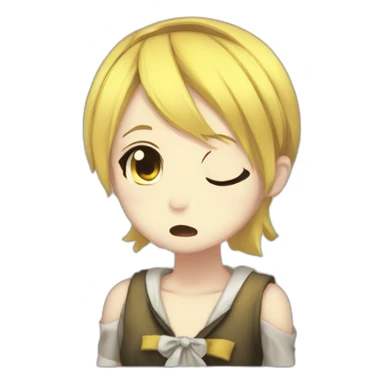 kagamine rin sad sticker