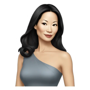 Lucy Liu sticker