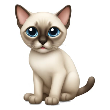 Siamese kitten sticker