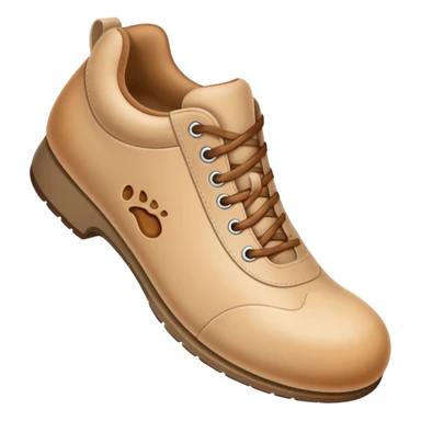 a full human leg with a sneakered foot pressing down on the ground. The shoe sole touches the floor, and directly beneath it a fresh shoe print is clearly visible. Rounded, glossy, smooth, soft shadows, white background.





 sticker
