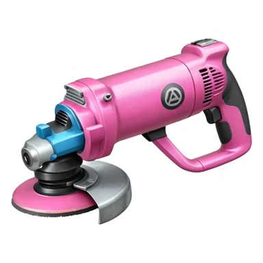 angle grinder pink sticker