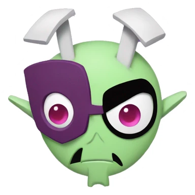 Invader zim  sticker