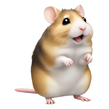 Theo Hamster without tongue sticker