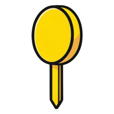 Colorful push pin with round head sticker