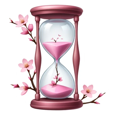 Cherry Blossom hourglass sticker