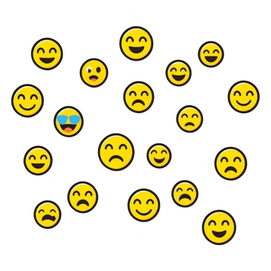 Emojis lindos sticker