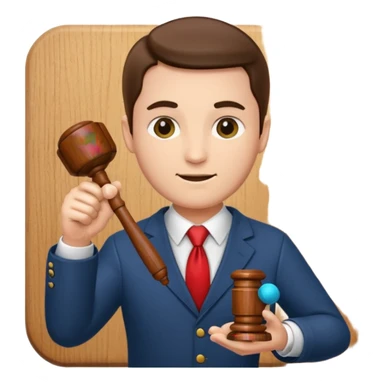 property auction, auctioneer sticker