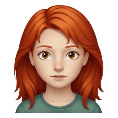 Рыжая девушка, 21 год, славянка sticker