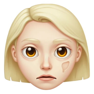 Dissgusting face sticker