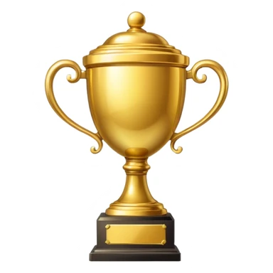 gold trophy sticker