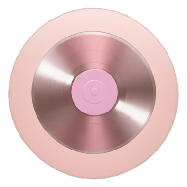 vinyl record light pink sticker