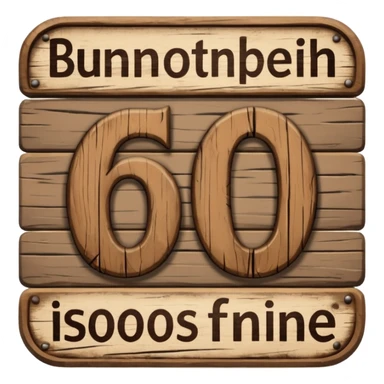 1600 Hundred sign sticker