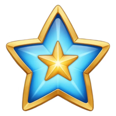 blue version of a ⭐ sticker