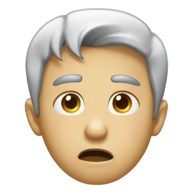 crying but confused sticker