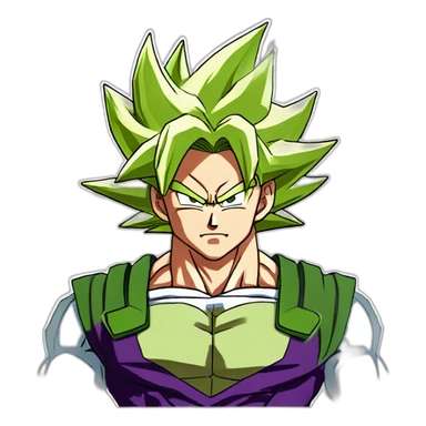 Super sayan Broly [Dragon ball super] sticker