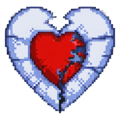 broken heart sticker