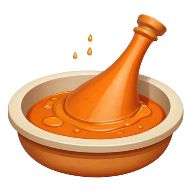Puddle of tajine sauce sticker