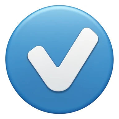 Tik Tok verify emoji  text sticker