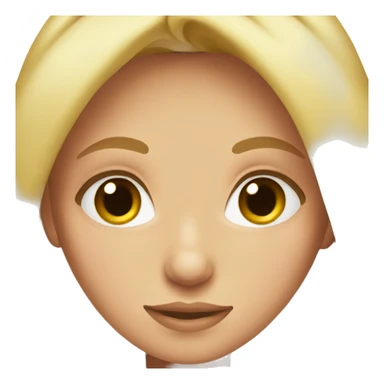 blonde girl pink tshirt brown eyes sticker