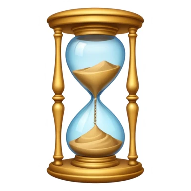 ancient colorful hourglass sticker