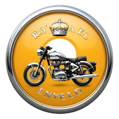 Royal Enfield logo sticker