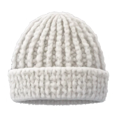 white knitted wool cap piece of clothing sticker