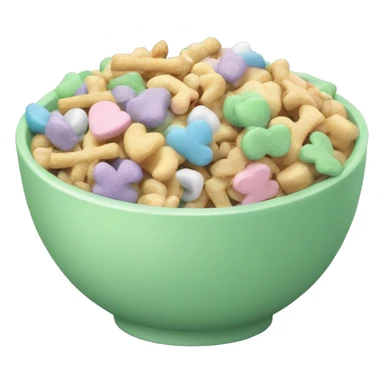 Pastel bowl full of Lucky charms  sticker