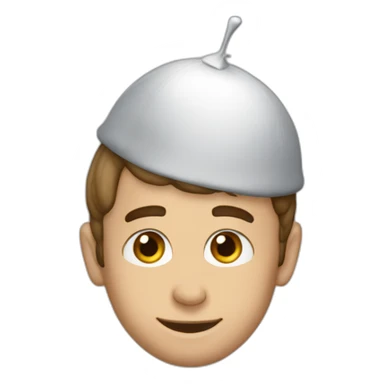 Macron avec une kippa juif sticker