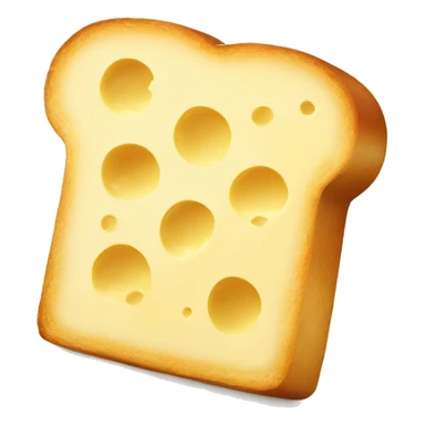 Cheese toast sticker