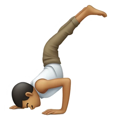 person crawling around fast on all fours sticker