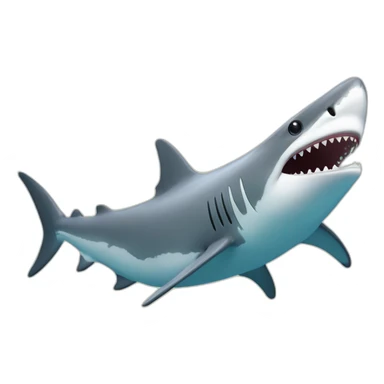 Un requin qui fume sticker
