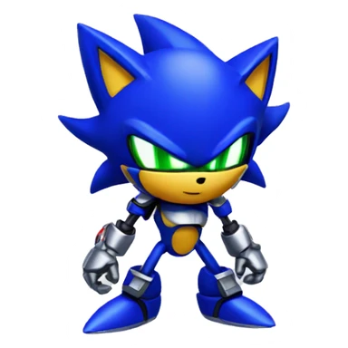 Metal Sonic Cd sticker