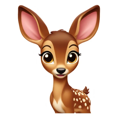 bambi with 🎀 sticker