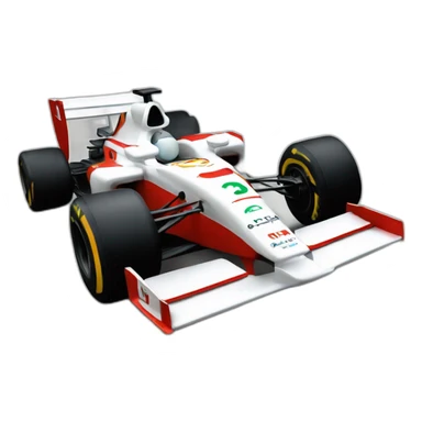 Formule 1 car sticker