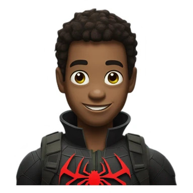 Shrek like miles morales sticker