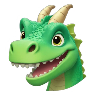 Pixar Disney looking dragon sticker