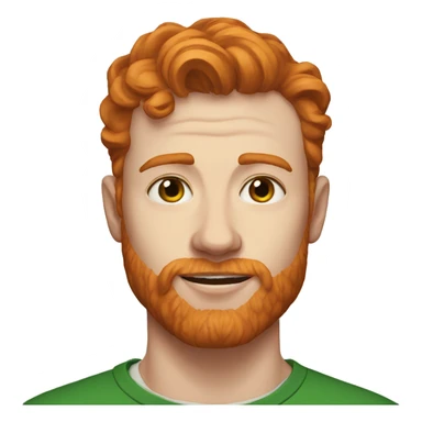 Portrait, Irish Male, 34, Ginger, Kieran sticker