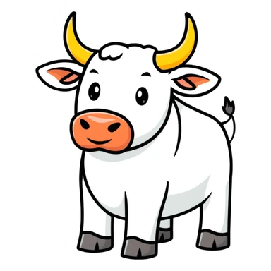 Bull sticker