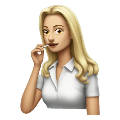 Snejana Onopka smoking sticker