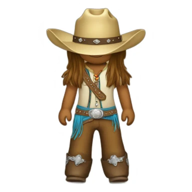 cowboy-dancer-dress sticker