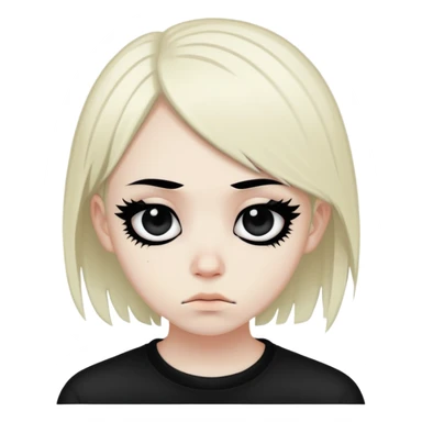 constipated emo sticker