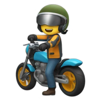 Motoboy Sanper sticker