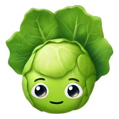 Cute Brussels Sprout  sticker