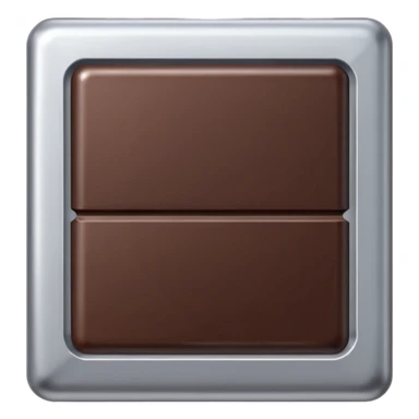 a tablet of dark chocolate with half aluminium sticker