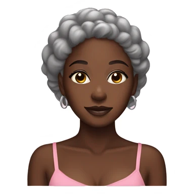 Black girl skin care sticker