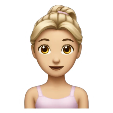 girl with a ballet barre sticker