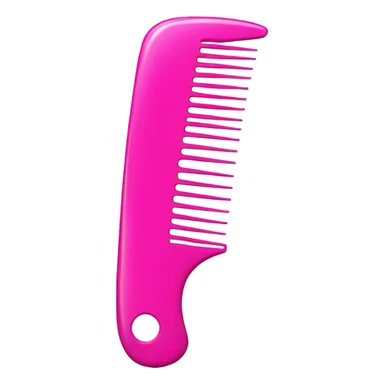 Pink comb sticker