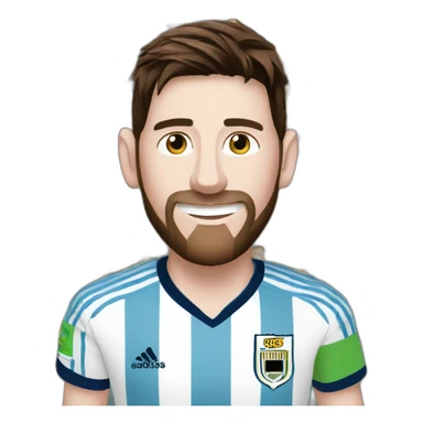 Messi and world cup sticker